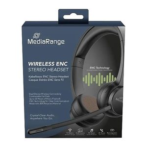 MediaRange MROS307 Wireless-Headset schwarz