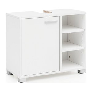 WOHNLING Waschbeckenunterschrank WL5.341 weiß 60,0 x 32,0 x 55,0 cm