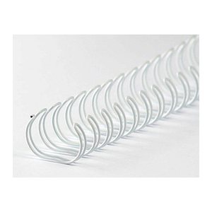 LMG Drahtbinderücken weiß für 80 Blatt, 100 St.