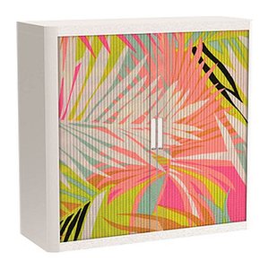 PAPERFLOW easyOffice Colour Rollladenschrank 61620 2 Fachböden 110,0 x 41,5 x 104,0 cm