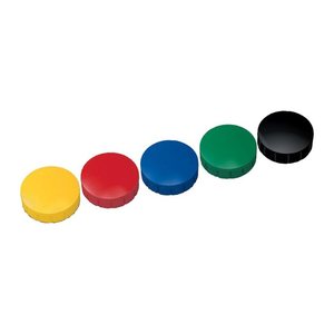 MAUL Magnete farbsortiert, Kunststoff Ø 2,0 cm, 10 St.