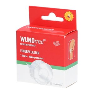 WUNDmed® Heftpflaster 02-089 transparent 2,5 cm x 5,0 m, 1 St.