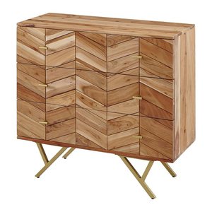 WOHNLING Kommode, WL6.161 akazie 90,0 x 40,0 x 86,5 cm, 1 St.