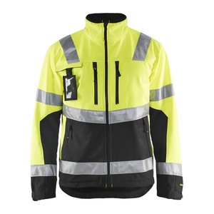BLAKLÄDER® unisex Warnjacke 4900 gelb, schwarz Größe M