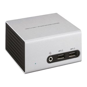 Club3D 4K Mini-Dockingst USB3 ->4xUSB3/HDMI/DVI/LAN silber retail