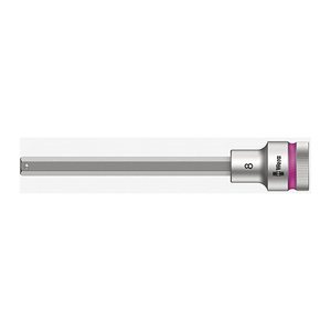 Wera 1/2" Zyklop mit Haltefunktion kurz Steckschlüsseleinsatz Größe: 8,0 mm Länge: 140,0 mm