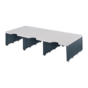 styro Sortierstation Styrodoc Jumbo Aufbaueinheit grau/schwarz mit 3 Fächern