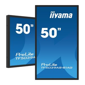 IIYAMA 125.7cm(49,5") TF5039AS-B1AG 16:9 M-Touch 2xHDMI+DP