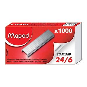 maped Heftklammern 24/6, 1.000 St.