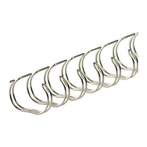 LMG Drahtbinderücken silber für 120 Blatt, 50 St.