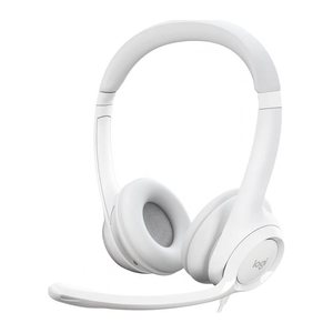 Logitech H390 USB-Headset grau, weiß