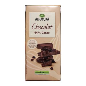 ALNATURA Bio 64% Cacao Schokolade 150,0 g, 1 St.