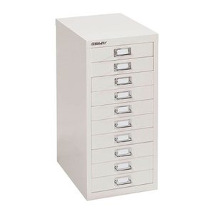 BISLEY MultiDrawer™ L2910 Schubladenschrank verkehrsweiß 10 Schubladen 27,8 x 38,0 x 59,0 cm, 1 St.