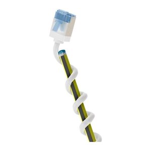 goobay RJ-45 Netzwerkkabel 0,25 m weiß bis zu 10,00 Gbit/Sek. bis zu 500 MHz, 1 St.