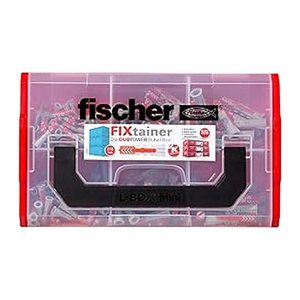 fischer L-Boxx mini DuoPower 535968 Universaldübel-Sortiment, 210-teilig