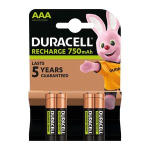 Duracell Akku Recharge AAA HR03 750mAh 4St.