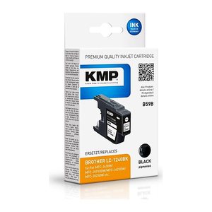 KMP B59B schwarz Druckerpatrone kompatibel zu brother LC-1240BK