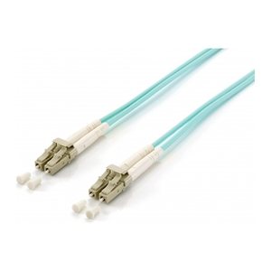 Equip Patchkabel LC->LC 0.50m Multimode Duplex OM3 türkis Polybeutel