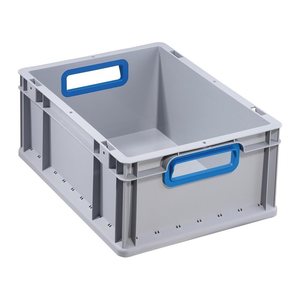 Allit ProfiPlus Eurobox grau, blau 30,0 x 40,0 x 17,0 cm, 1 St.