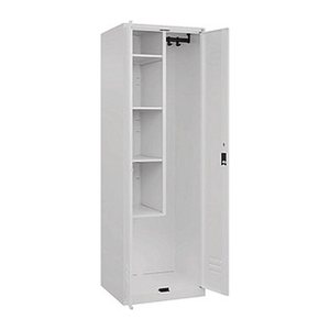 CP Putzmittelschrank Classic Plus 080100-00 S10025 verkehrsweiß 4 Fachböden 60,0 x 50,0 x 185,0 cm, aufgebaut, 1 St.