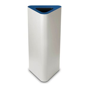 TKG Pure Mülleimer 60,0 l weiß, blau, 1 St.