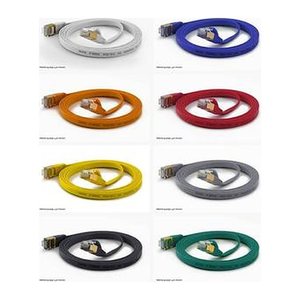 Wantec Patchkabel FTP CAT6 q=1,6x6,5mm 0,10m weiß