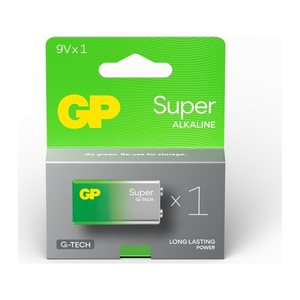 GP Batterie SUPER Alkali-Mangan E-Block 9,0 V, 1 St.