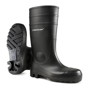 DUNLOP® unisex S5 Sicherheits-Gummistiefel  schwarz Größe 44, 1 Paar
