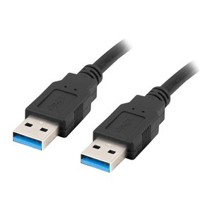 LANBERG USB-A M/M 3.0 Kabel 0,5m schwarz