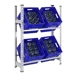 Simonrack Getränkekistenregal SIMONBOTTLE 2 8435104962602 silber 80,0 x 30,0 x 100,0 cm