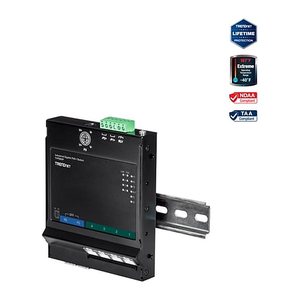 TRENDnet Industrial Switch 6-Port Gbit PoE+ WallM. FrontAcc