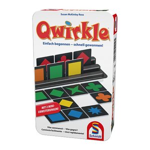 Schmidt MBS Qwirkle in Metalldose Geschicklichkeitsspiel, 1 St.