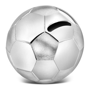 ZILVERSTAD Spardose Fußball silber, 1 St.