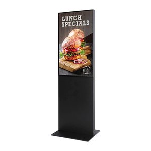Showdown® Displays Digitales Totem Smart Line Infostele mit LED-Display, schwarz, 108,0 cm (43 Zoll)