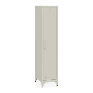 BISLEY Stahlschrank Fern Locker FERLOC3S645 lichtgrau 3 Fachböden 38,0 x 51,0 x 180,0 cm, aufgebaut, 1 St.
