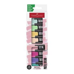 FABER-CASTELL TXTLNR Pastell Textmarker farbsortiert, 8 St.