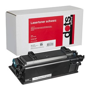 dots  schwarz Toner kompatibel zu KYOCERA TK-3160