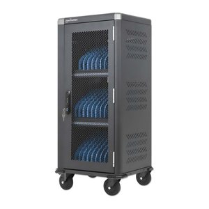 Manhattan 30-Port USB-C Ladeschrank auf Rollen 30W pro Port (Speditionsversand)