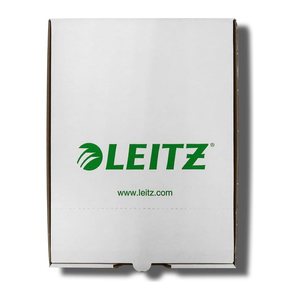 LEITZ Schnellhefter 4191 Kunststoff weiß DIN A4, 25 St.