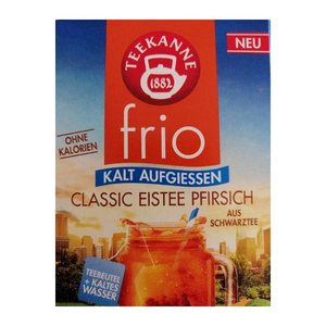 TEEKANNE frio Classic Eistee Pfirsich Tee kalt 18 Portionen