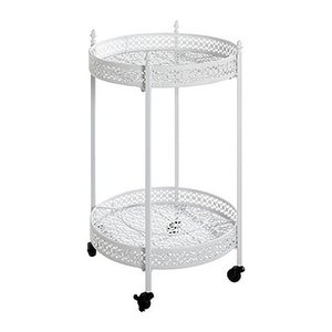 HAKU Möbel Servierwagen weiß 45,0 x 45,0 x 74,0 cm