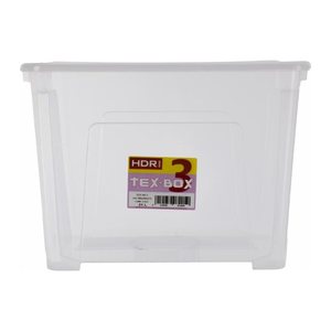 TEX Aufbewahrungsbox transparent 28,0 x 38,0 x 27,2 cm, 1 St.