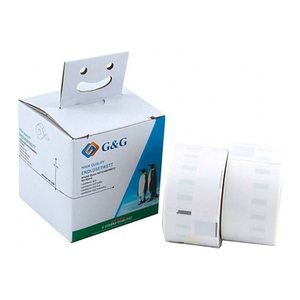 G&G Etikettenrollen für Etikettendrucker ersetzt DYMO 99012/S0722400  weiß, 36,0 x 89,0 mm, 2 x 260 Etiketten