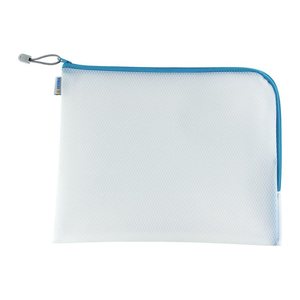 HERMA Reißverschlussbeutel DIN A4 überbreit transparent/blau, 1 St.