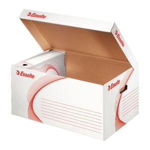 Esselte Archivcontainer weiß 56,0 x 38,0 x 26,5 cm, 10 St.