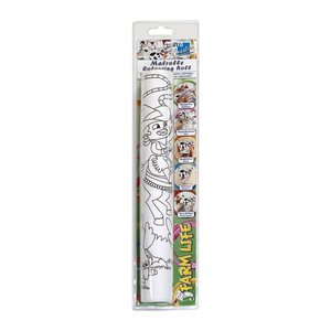 inFO Malrolle Bauernhof 80 g/qm, 30,0 cm x 4,0 m