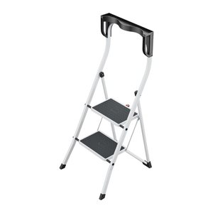 Hailo Klapptritt StandardLine K75 weiß 2 Stufen, H: 115,0 cm
