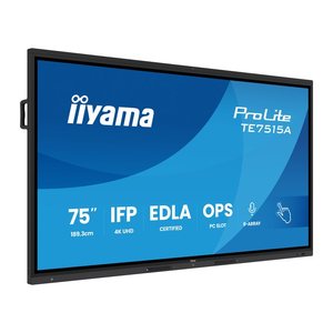 IIYAMA 189.3cm(75") TE7515A-B2AG 16:9 M-Touch 2xHDMI+2xUSB-C (Speditionsversand)