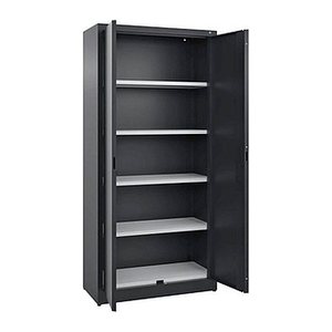CP Stahlschrank C 2000 Acurado 092600-000 S10008 schwarzgrau 4 Fachböden 93,0 x 40,0 x 195,0 cm, aufgebaut, 1 St.