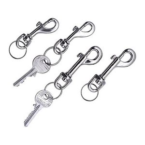 WEDO Karabinerhaken silber, 4 St.